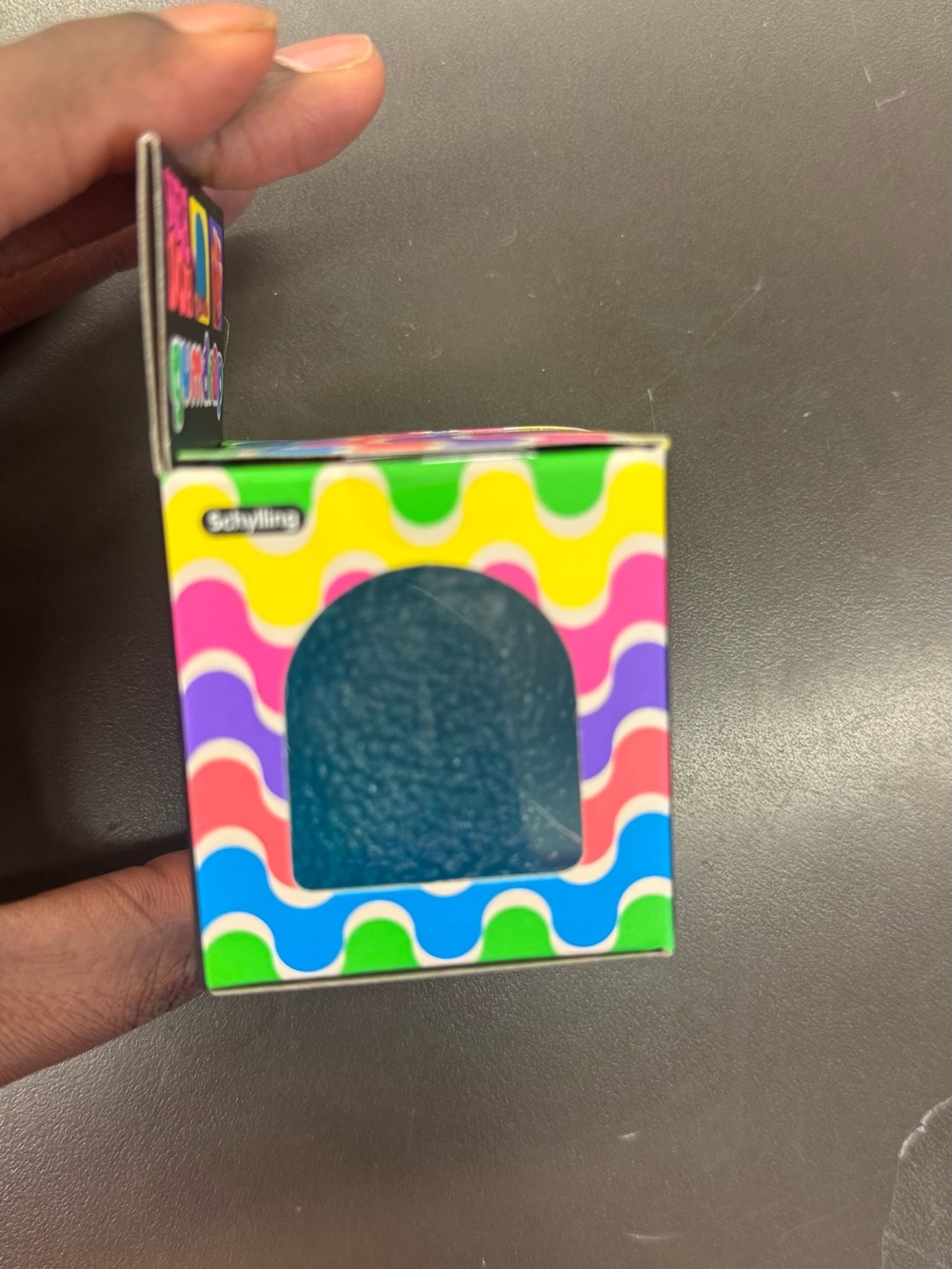 Nee Doh Gumdrop Super Solid Squish! - Teal - Picture 2 of 3